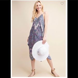 Cavina handkerchief tunic dress